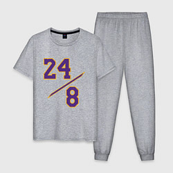 Пижама хлопковая мужская Kobe Bryant, цвет: меланж