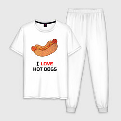 Мужская пижама Love HOT DOGS