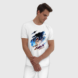 Пижама хлопковая мужская Dragon Ball, цвет: белый — фото 2