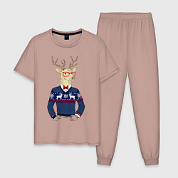 Мужская пижама Hipster Deer
