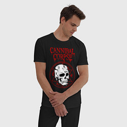 Пижама хлопковая мужская CANNIBAL CORPSE, цвет: черный — фото 2