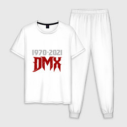 Пижама хлопковая мужская DMX Life, цвет: белый