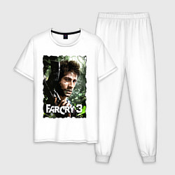Пижама хлопковая мужская Farcry3, цвет: белый