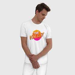 Пижама хлопковая мужская The Valley - Suns, цвет: белый — фото 2