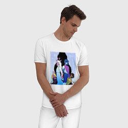 Пижама хлопковая мужская Deltarune Vol 7, цвет: белый — фото 2