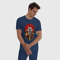 Пижама хлопковая мужская Juggernaut Dota 2, цвет: тёмно-синий — фото 2