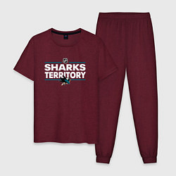 Мужская пижама SHARKS TERRITORY САН-ХОСЕ ШАРКС