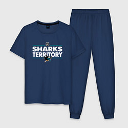 Мужская пижама SHARKS TERRITORY САН-ХОСЕ ШАРКС