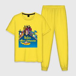 Мужская пижама The Beatles on a Yellow Submarine