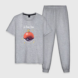 Пижама хлопковая мужская La Petit Pika, цвет: меланж