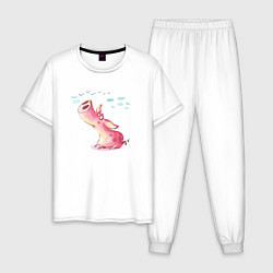 Мужская пижама Мечтающий поросенок