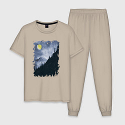 Мужская пижама Медведи на склоне