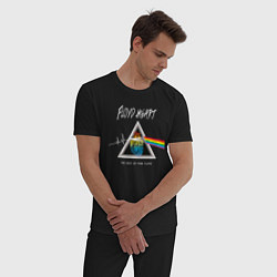 Пижама хлопковая мужская Floyd Heart Pink Floyd, цвет: черный — фото 2