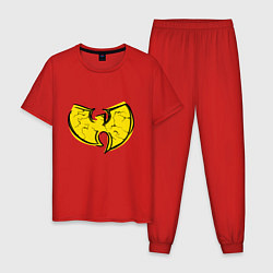 Пижама хлопковая мужская Style Wu-Tang, цвет: красный
