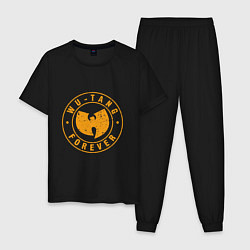 Пижама хлопковая мужская Wu-Tang - Forever, цвет: черный