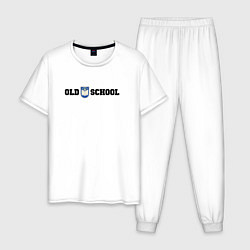 Мужская пижама Old school, шеврон старой школы
