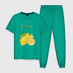 Мужская пижама Lemon лимон