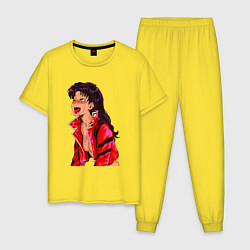 Мужская пижама Мисато Кацураги ahegao