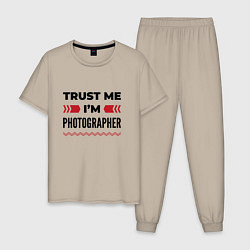 Мужская пижама Trust me - Im photographer