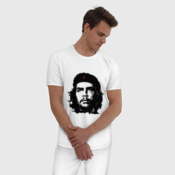 Пижама хлопковая мужская Ernesto Che Guevara, цвет: белый — фото 2