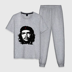 Пижама хлопковая мужская Ernesto Che Guevara, цвет: меланж