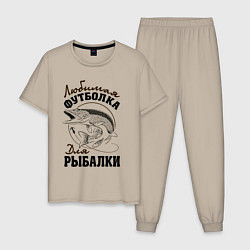 Мужская пижама Футболка для рыбалки