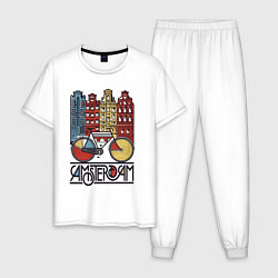 Мужская пижама Amsterdam bike