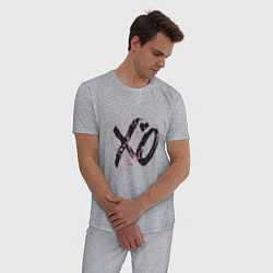 Пижама хлопковая мужская XO, цвет: меланж — фото 2