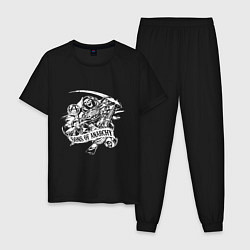 Мужская пижама Логотип - сыны анархии
