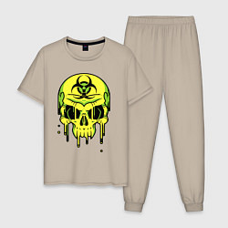 Мужская пижама Biohazard skull