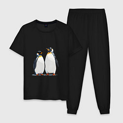 Мужская пижама Друзья-пингвины