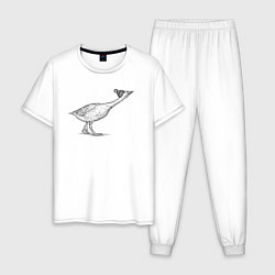 Мужская пижама Гусь в шапке атакует