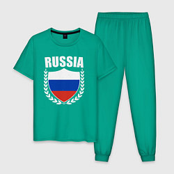 Мужская пижама Russian flag
