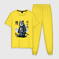 Мужская пижама Panda samurai - bushido ai art fantasy