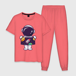 Мужская пижама Космонавтик и космос