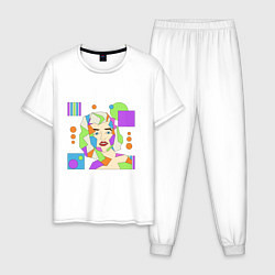 Мужская пижама Мэрилин Монро абстрактный женский портрет