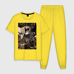 Мужская пижама Шахматы коллаж