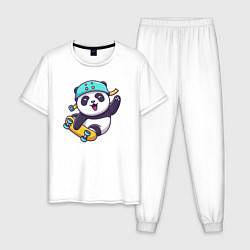 Мужская пижама Skater panda