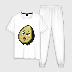 Мужская пижама Ахегао авокадо