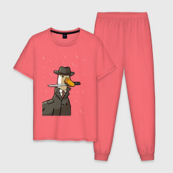 Мужская пижама Гусь агент с ножом