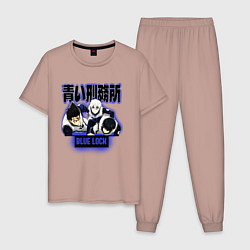 Мужская пижама Синяя тюрьма Блю Лок персонажи