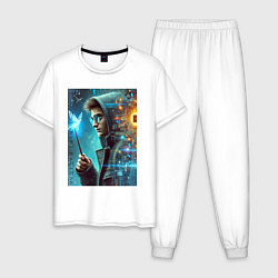 Мужская пижама Гарри Поттер - киберпанк