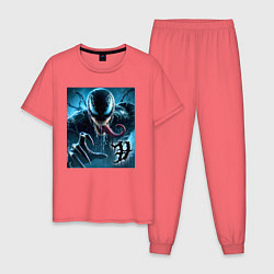 Мужская пижама Ужасный Веном - нейроарт фантазия