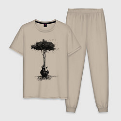 Мужская пижама Гитарное дерево