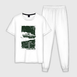 Мужская пижама Спорткар в гранж стиле