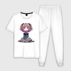 Мужская пижама Аниме тиби и книга