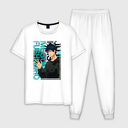 Мужская пижама Мегуми фусигуро заклинатель