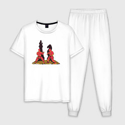 Мужская пижама Karate chess