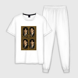 Мужская пижама Astro золотая рамка