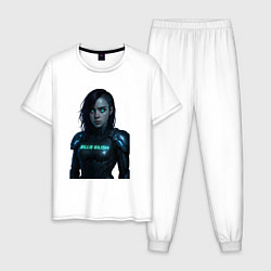 Мужская пижама Билли Айлиш в космическом костюме